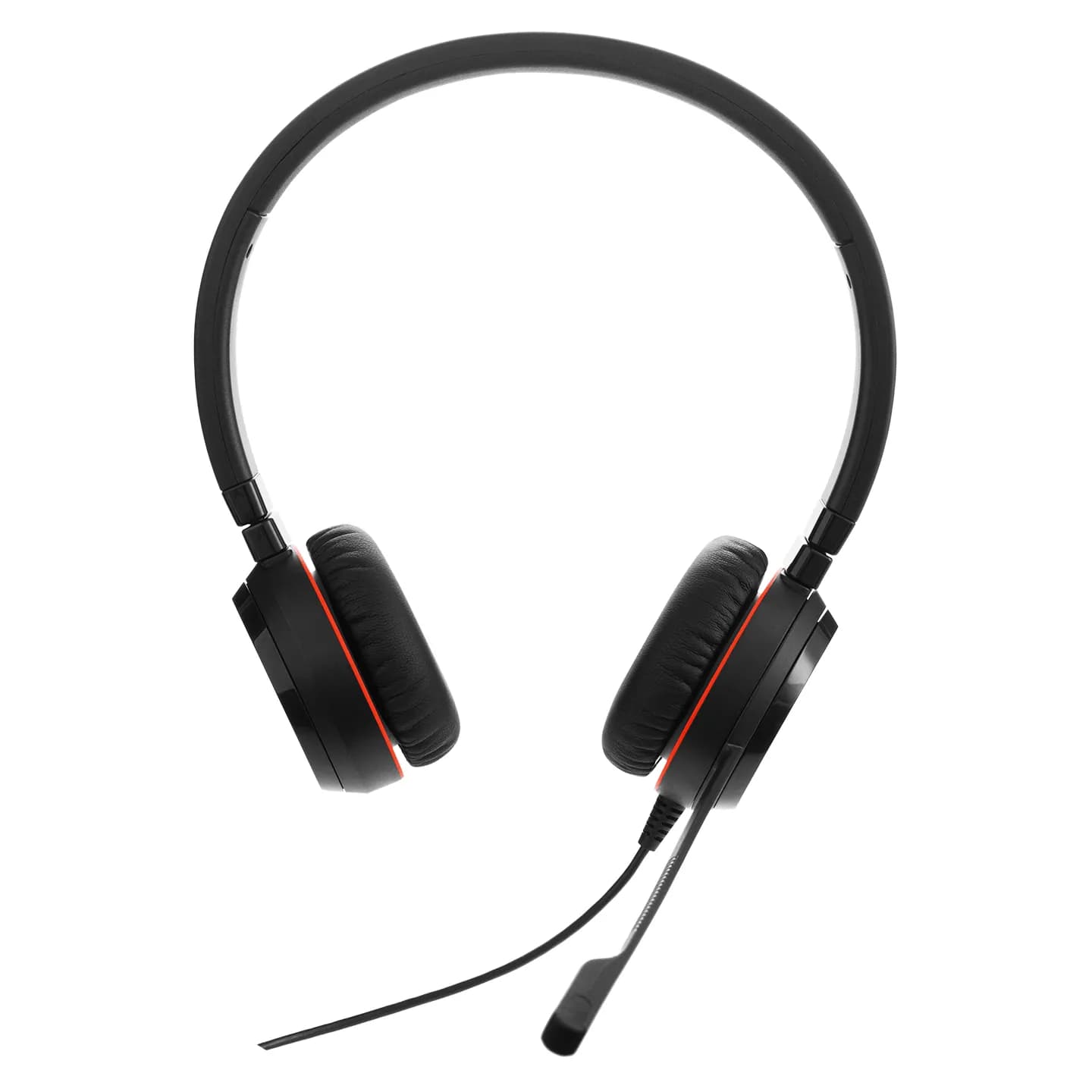 Jabra Evolve 20SE MS USB-A -stereokuulokemikrofoni + USB-A/C-sovittimet, musta
