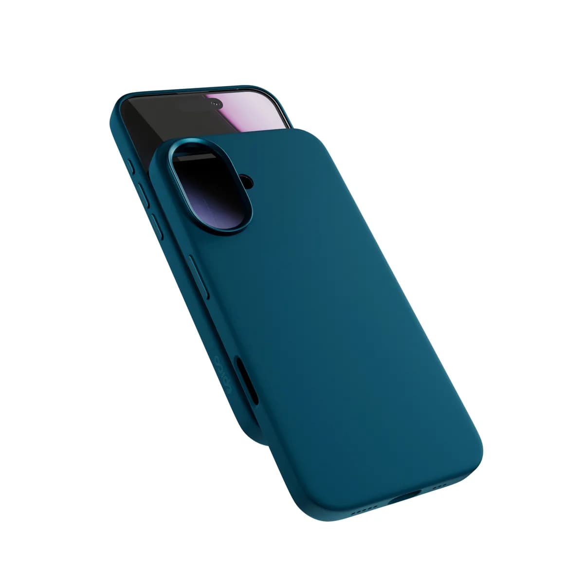 Epico Silicone Pro Mag+ Case iPhone 17 Qi2  &  MagSafe yhteensopiva, Petrol sininen