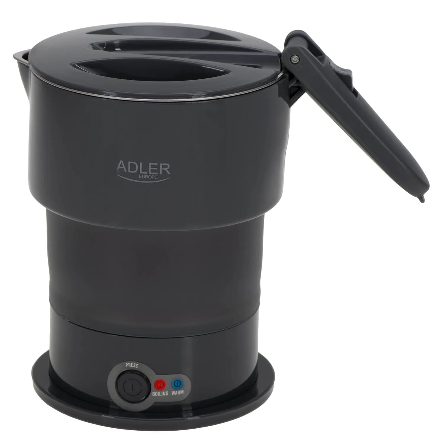 Adler AD 1377g -vedenkeitin, 0,6 l, 600 W, harmaa
