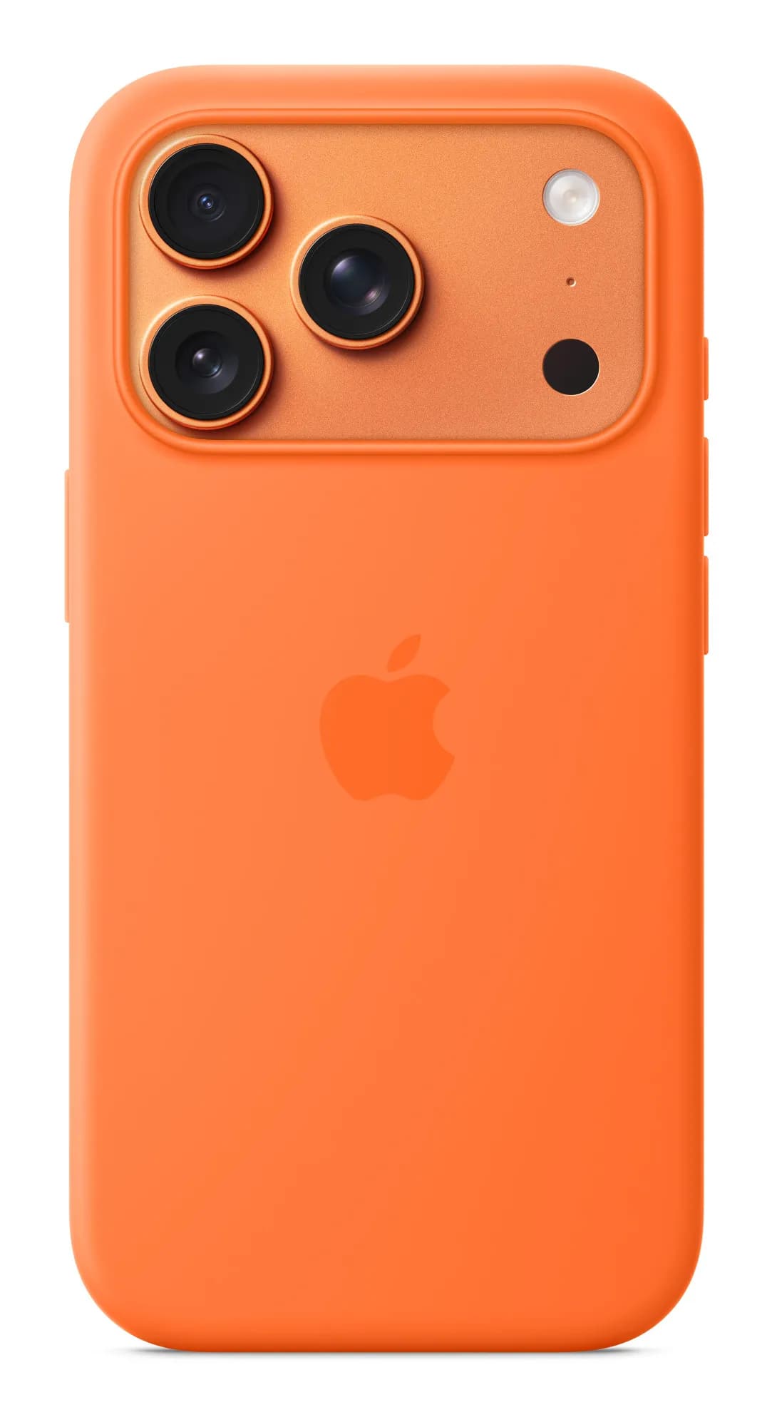 Apple iPhone 17 Pro, MagSafe -silikonikuori, Oranssi