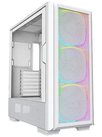 Montech SKY TWO GX -miditornikotelo ikkunalla ja RGB-valaistuksella, musta/valkoinen