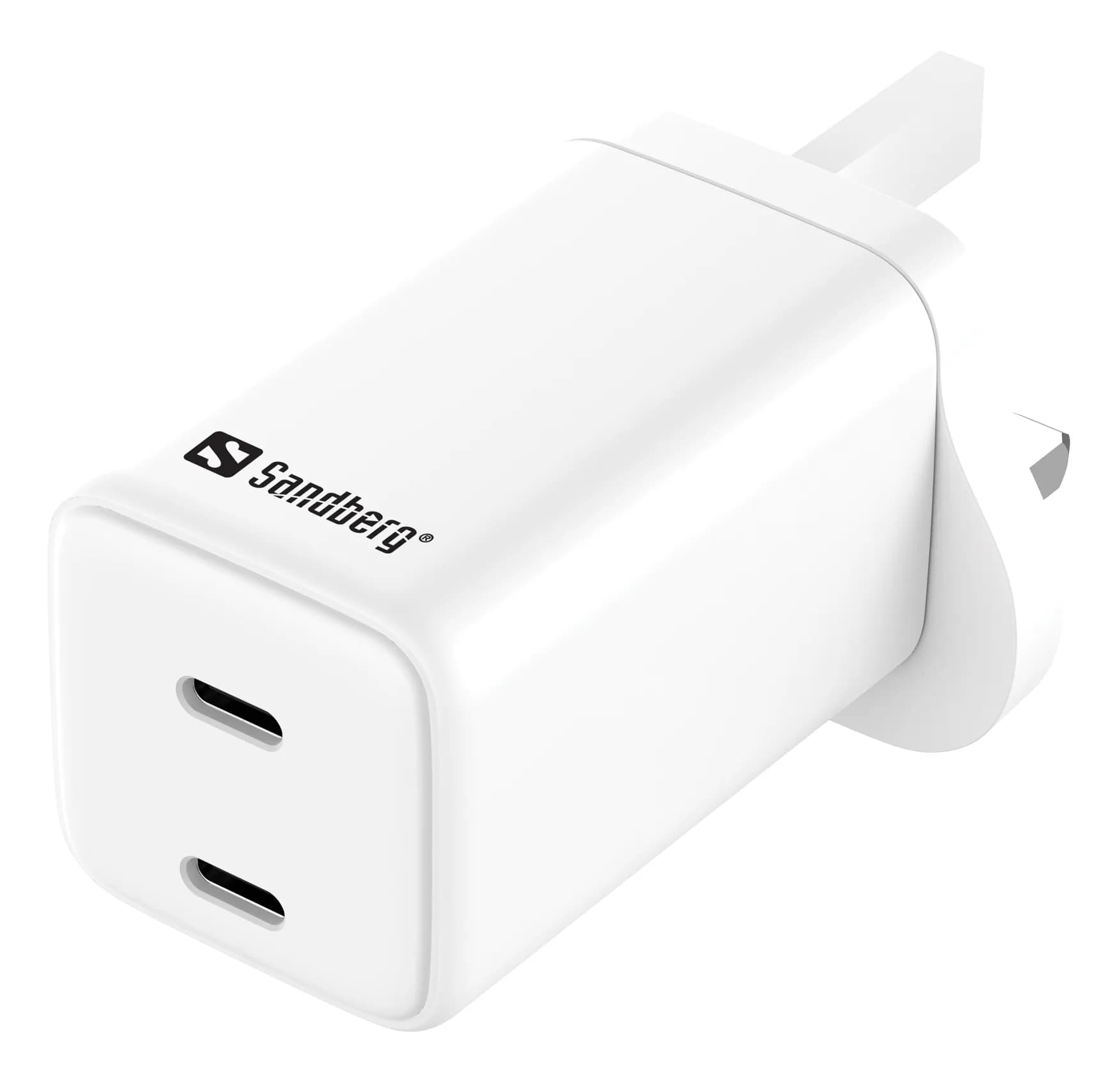 Sandberg Dual USB-C PD65W - USB-laturi