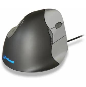 EVOLUENT VerticalMouse 4 Right Hand -langallinen ergonominen hiiri, musta