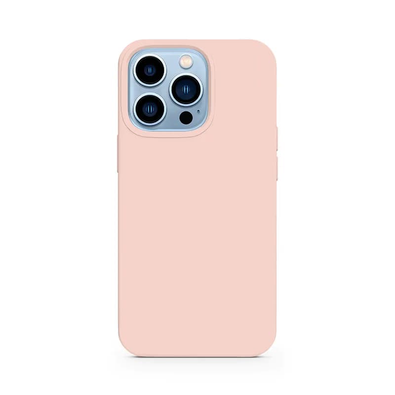 Epico Mag+ Silicone, iPhone 13 mini -suojakuori, Vaaleanpunainen