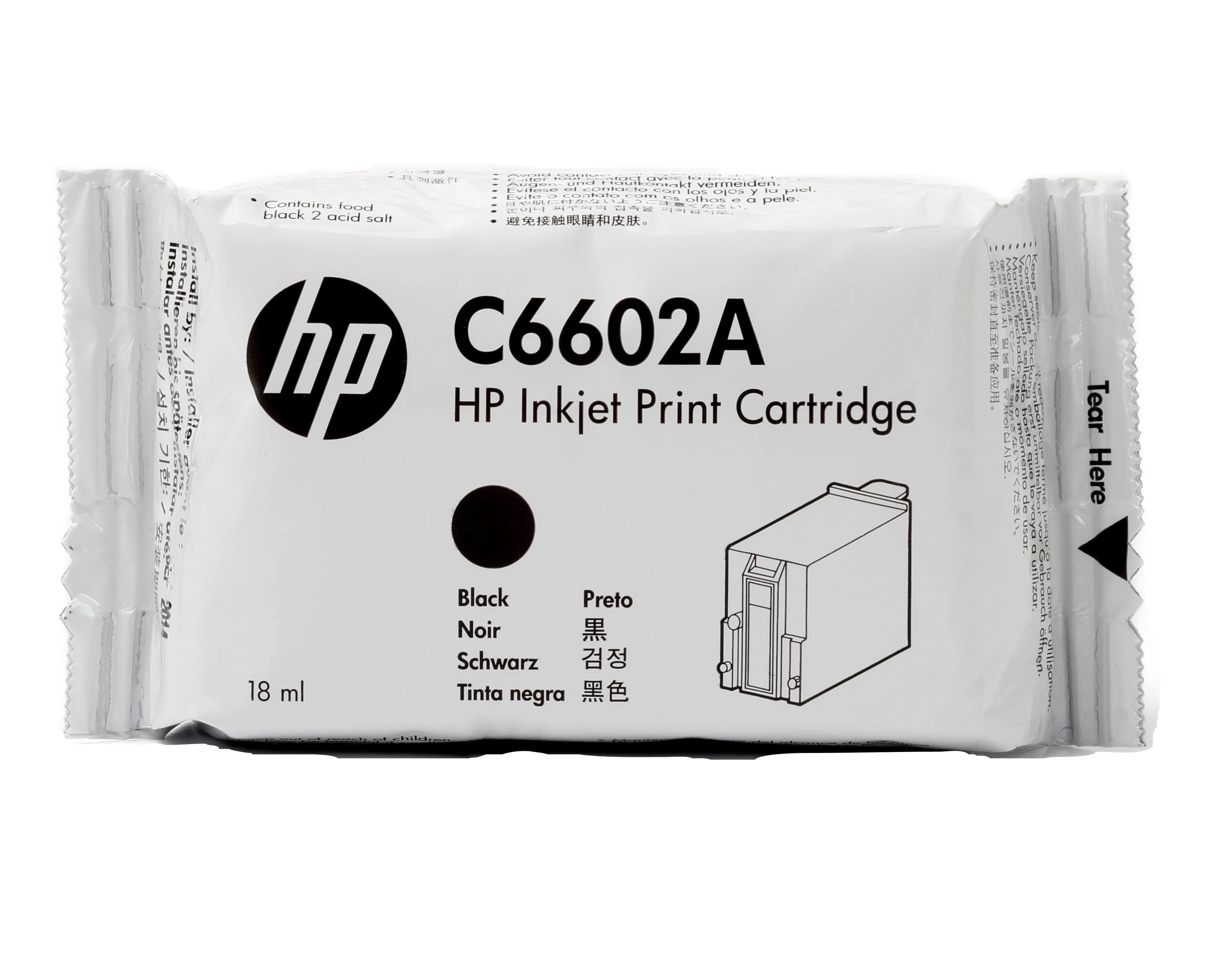 HP C6602A-mustekasetti, 18 ml, musta