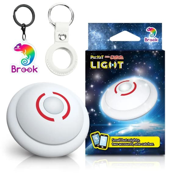 Brook Pocket Auto Catch Light Pokémon GO -autonappaja - valkoinen