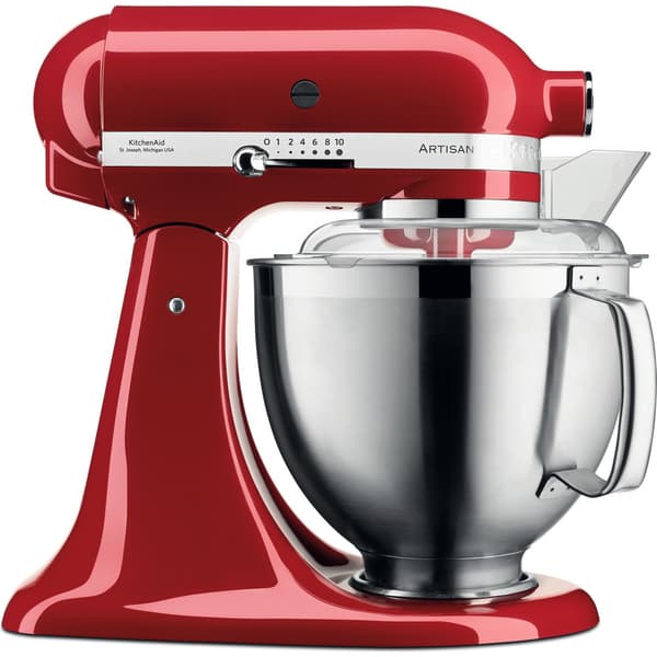 KitchenAid Artisan Premium 5KSM185PSEER -monitoimikone, 4,8 litraa, punainen