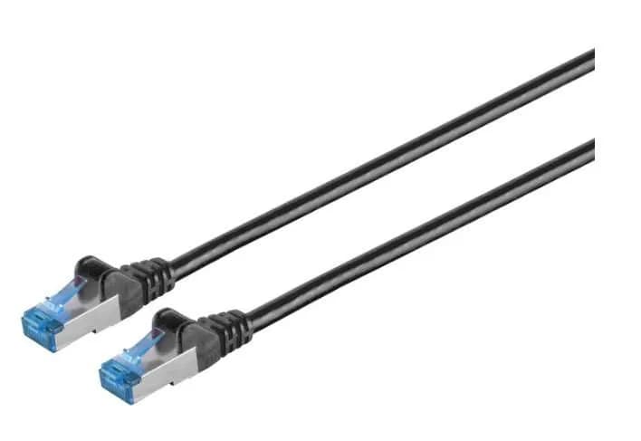 MicroConnect CAT6 S/FTP RJ45 5m -verkkokaapeli, musta