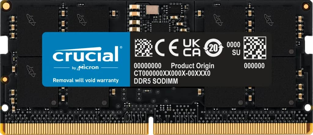 Crucial 16 Gt (1 x 16 Gt) DDR5 5600 MHz, CL46 -muisti