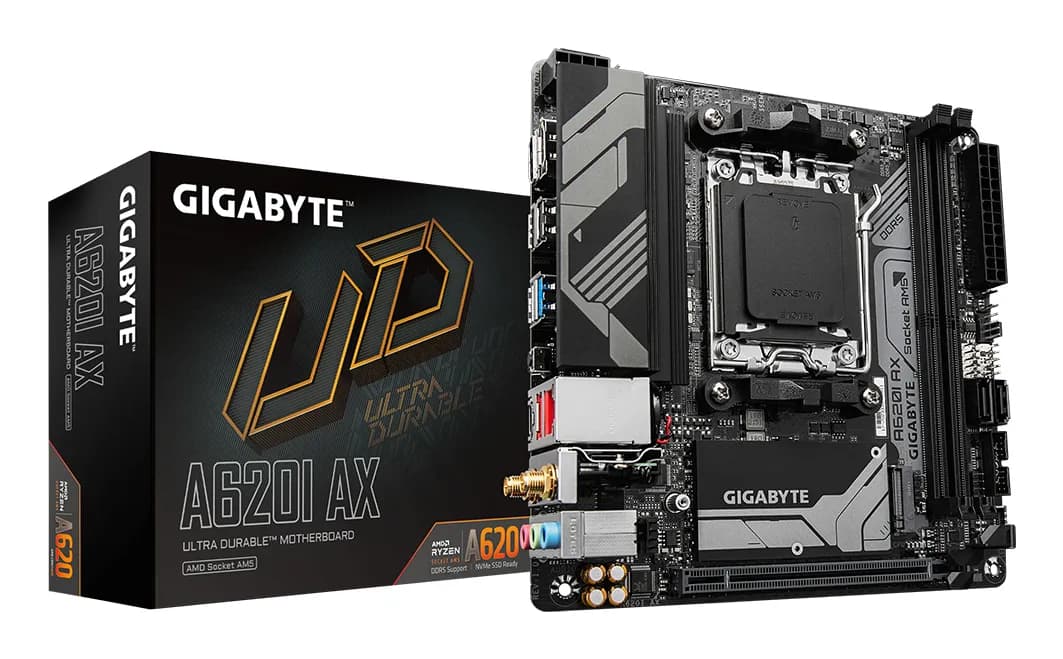 Gigabyte A620I AX Wi-Fi 6E AM5 Mini-ITX -emolevy