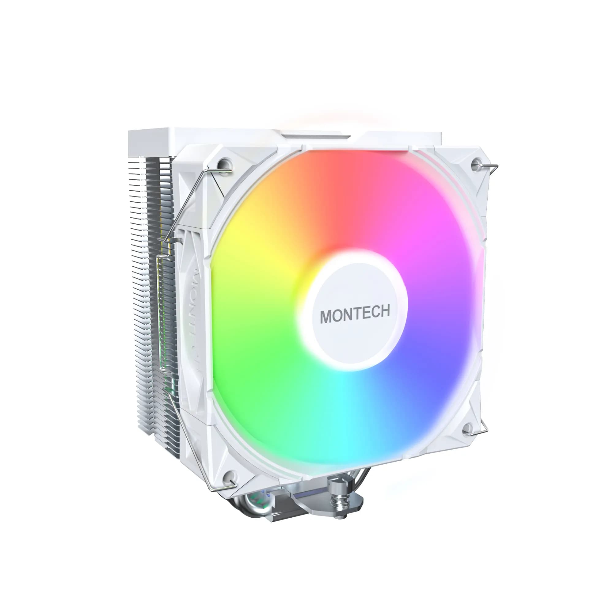 Montech NX400, 120 mm ARGB -prosessorijäähdytin, valkoinen