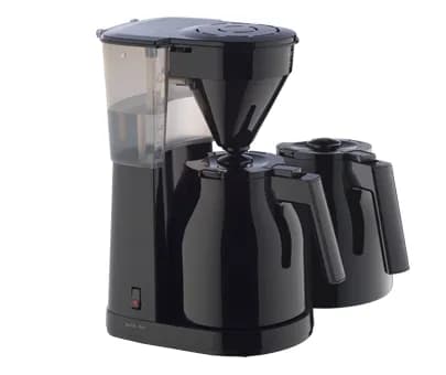 Melitta Easy 2.0 Therm -kahvinkeitin, musta, 2 kannua