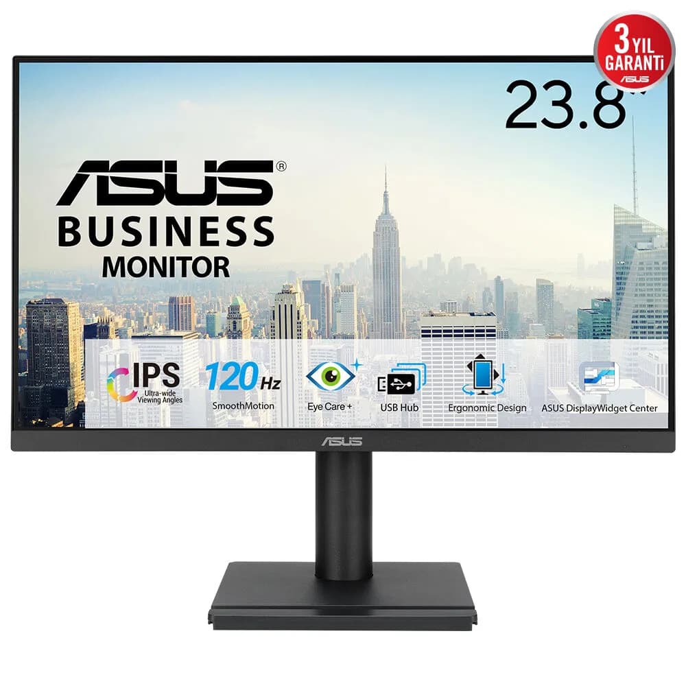 ASUS VA249QGS 23.8" Full HD, IPS 120Hz -näyttö, USB hub