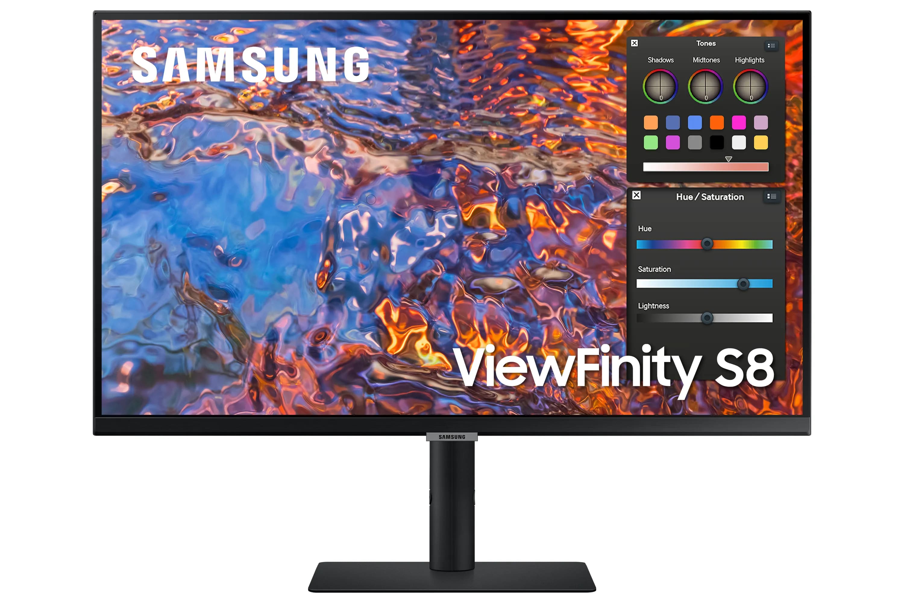 Samsung ViewFinity S8 S27B800PXP 27" 4K UHD, IPS -näyttö, USB-C hub