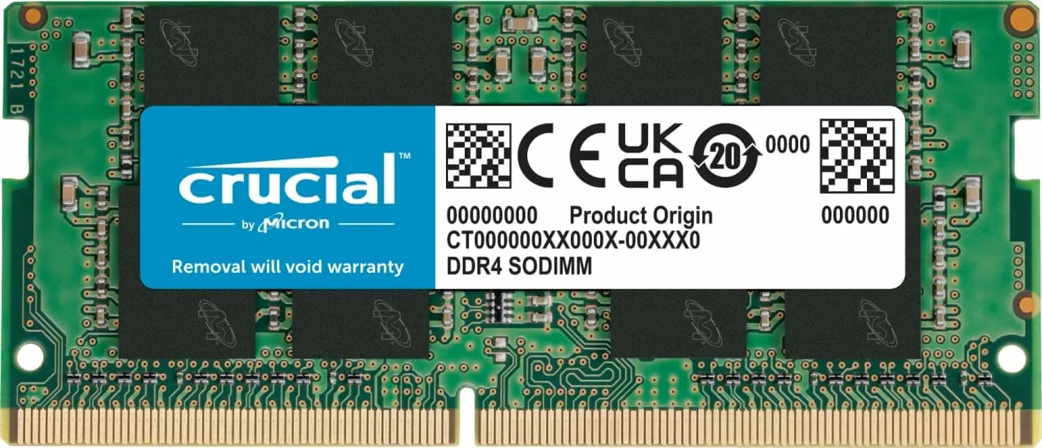 Crucial SO-DIMM 8 Gt (1 x 8 Gt) DDR4 3200 MHz, CL22 -muisti