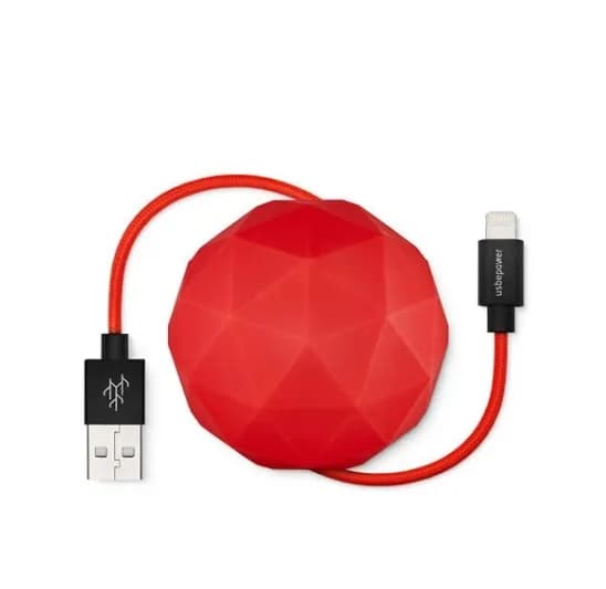 USBEPOWER Cosmo USB-A – Lightning -kaapeli, 1,2 m, punainen