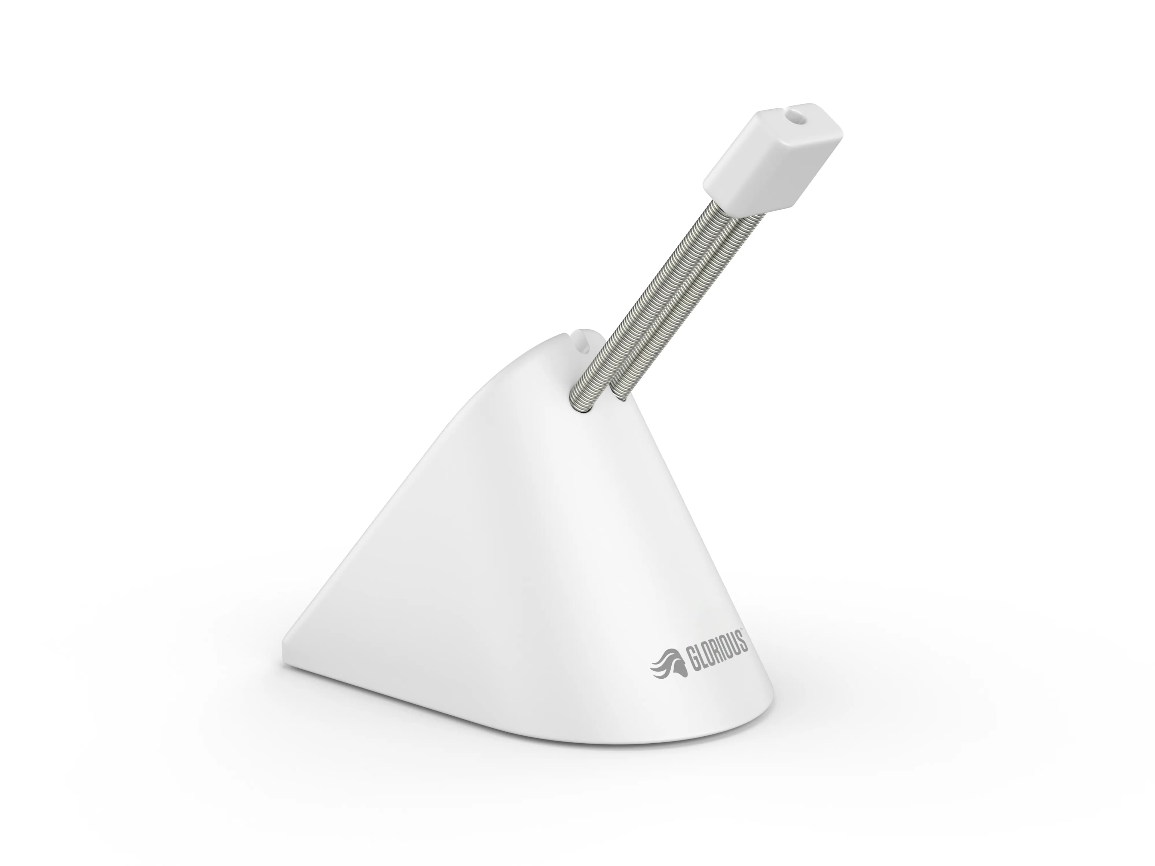 Glorious Mouse Bungee -kaapelipidike, valkoinen