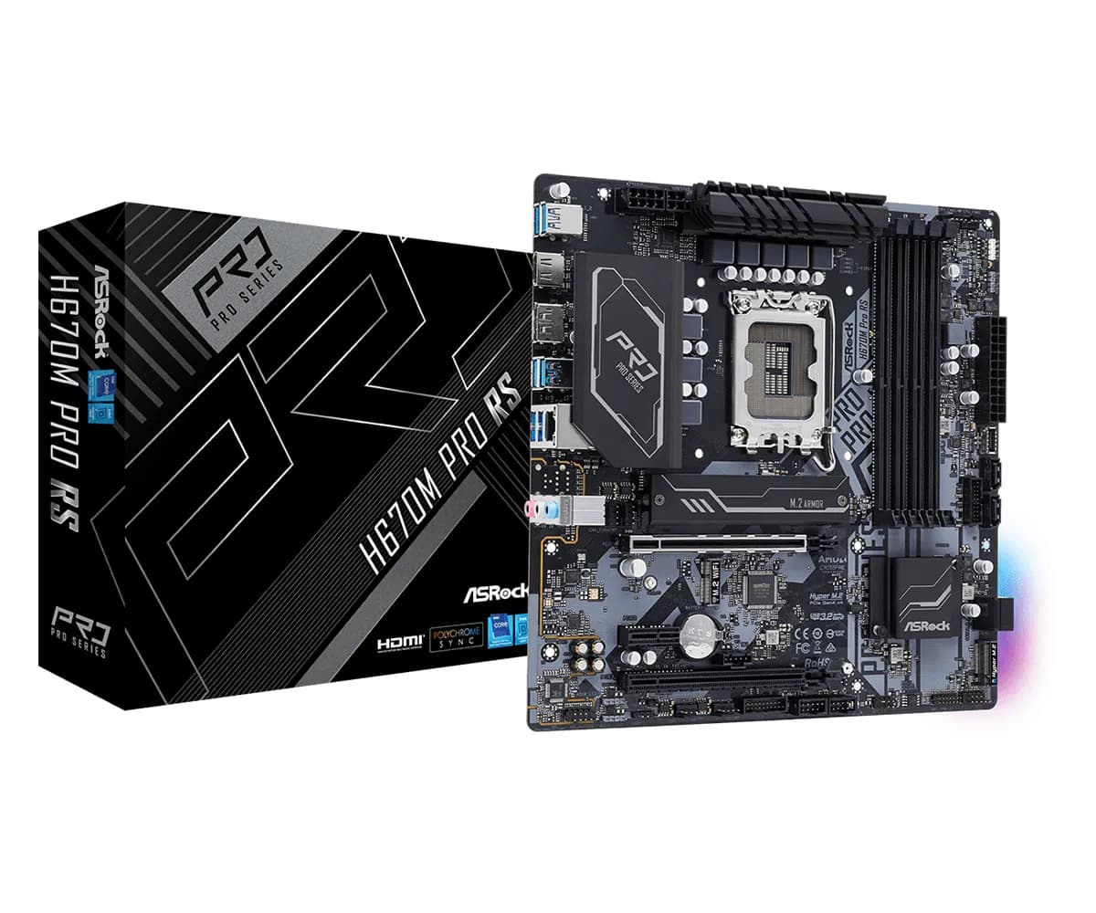 ASRock H670M Pro RS LGA1700 mATX -emolevy