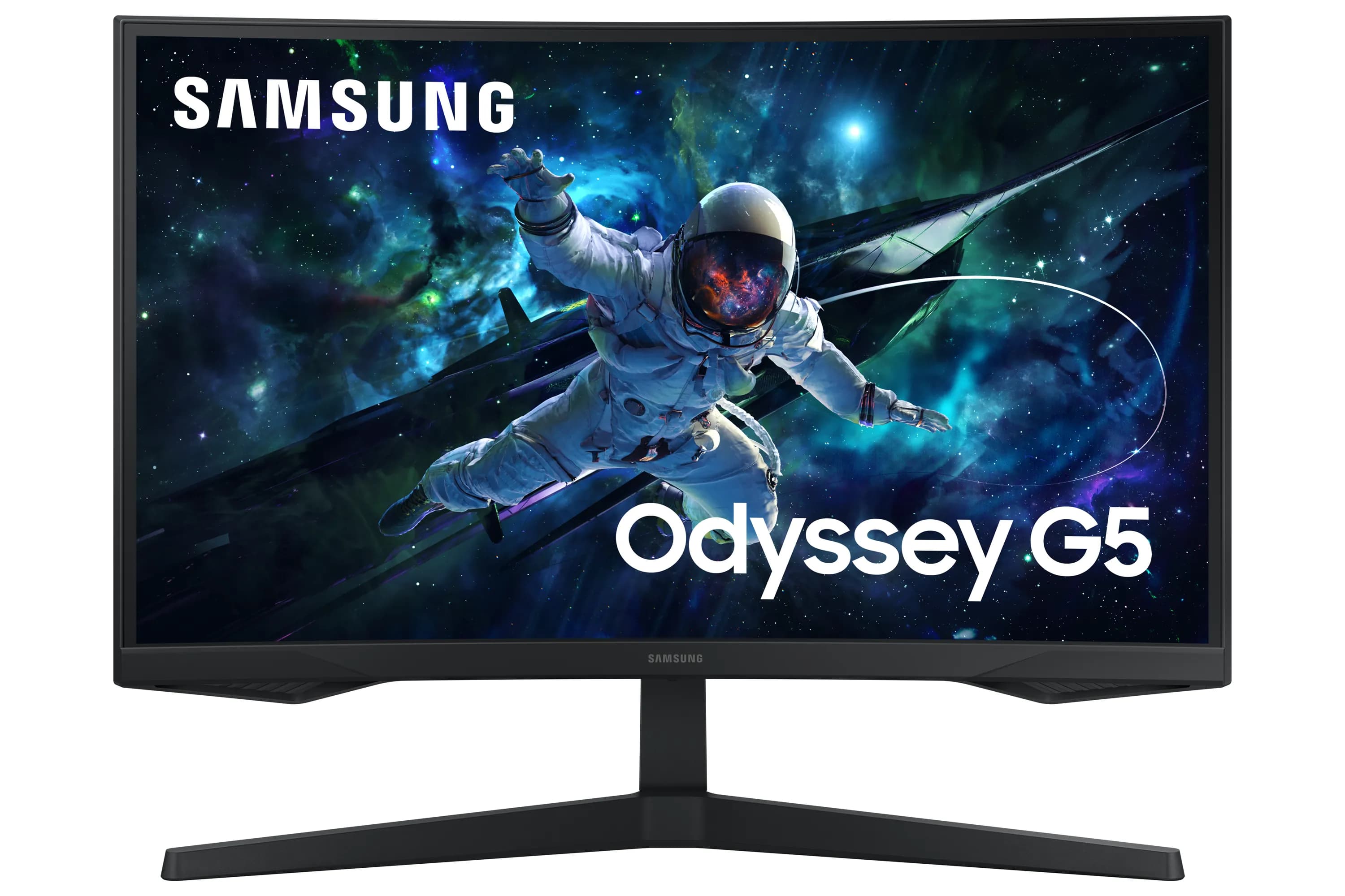 Samsung Odyssey G55C 27" QHD, VA, 165Hz, HDR10 -kaareva pelinäyttö