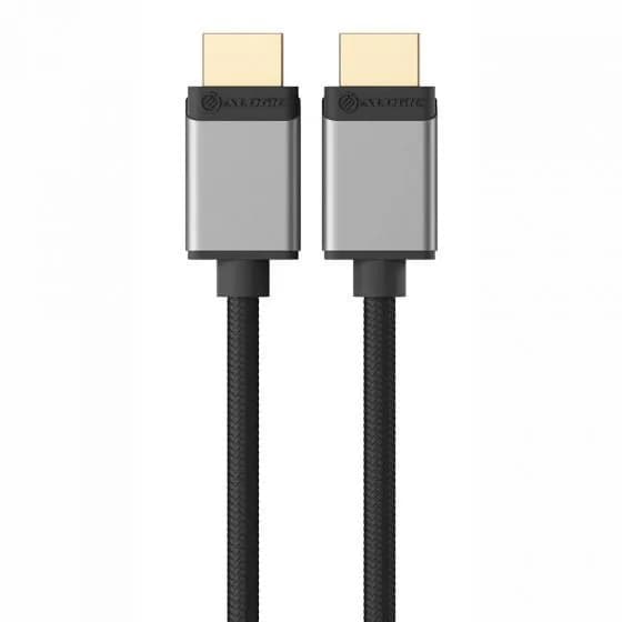 ALOGIC Super Ultra HDMI 2.1 -kaapeli, jossa 8K, 2 m, harmaa