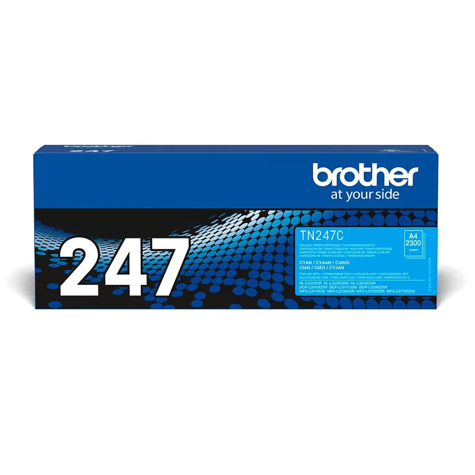 Brother TN-247C -laservärikasetti, syaani