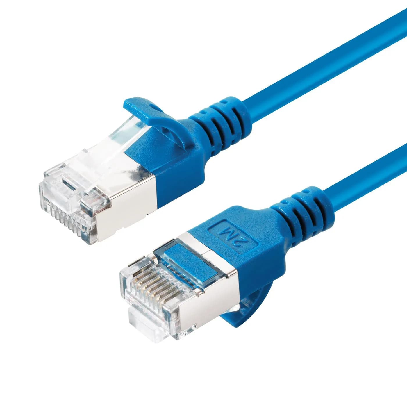 MicroConnect Cat6a U/FTP RJ45 5m -verkkokaapeli, sininen