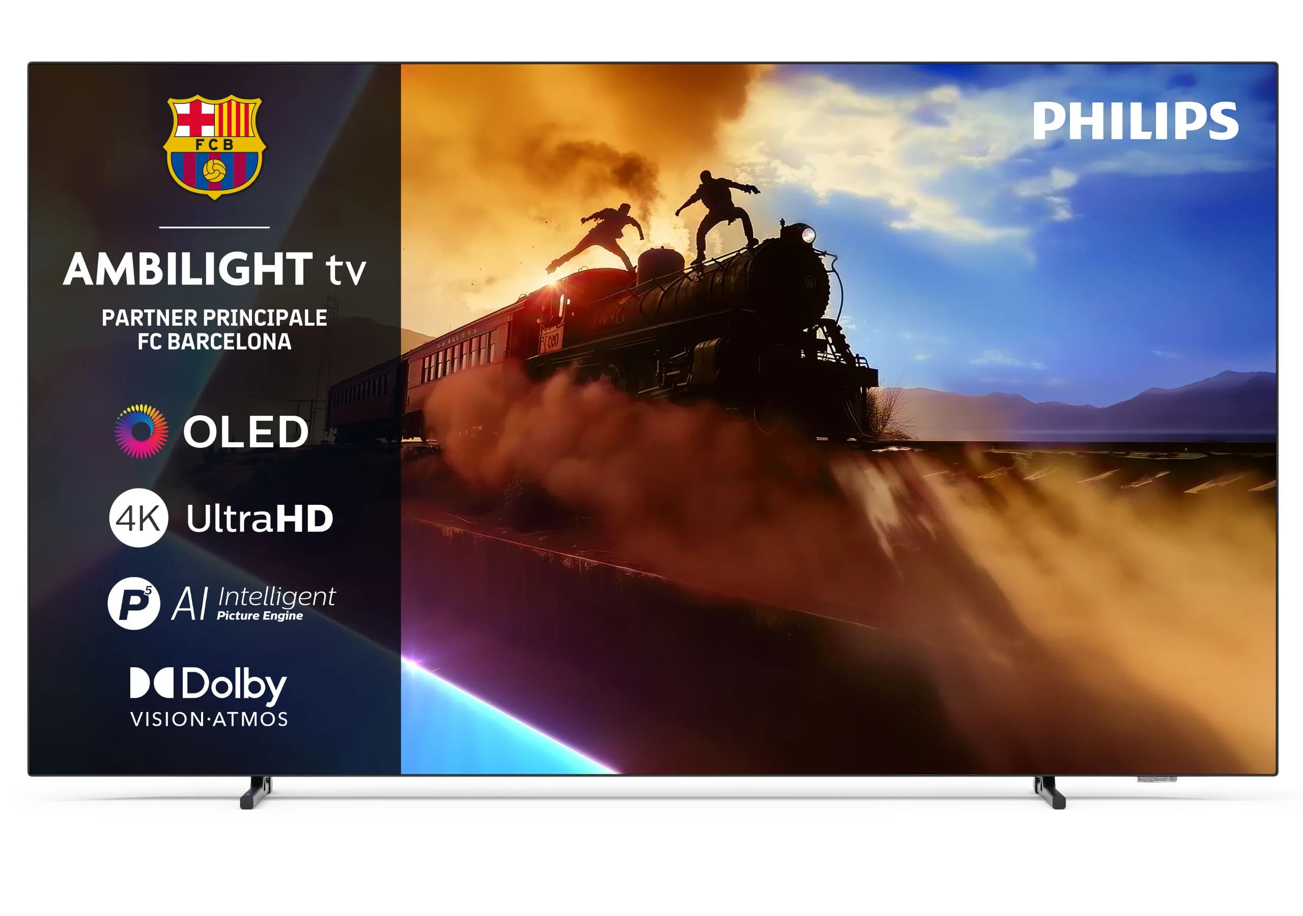 Philips 55OLED770/12 55" 4K TITAN OS TV, 120 Hz, HDR10+, Dolby Vision, metal frame