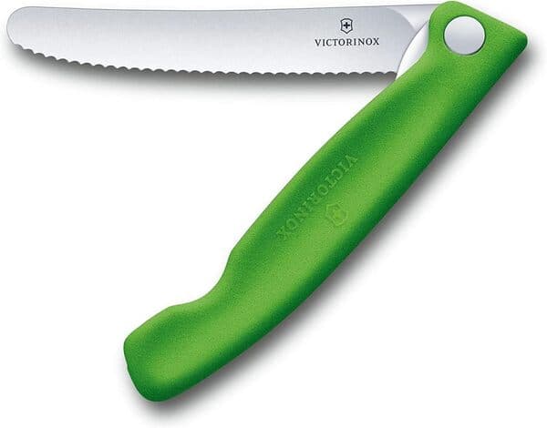 Victorinox Swiss Classic taitettava kuorimaveitsi 110 mm vihreä