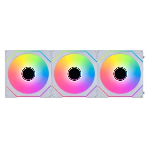 Lian Li UNI FAN SL-INF Wireless, 120 mm, PWM, nestelaakeri, ARGB -tuuletinsarja, 3 kpl, valkoinen