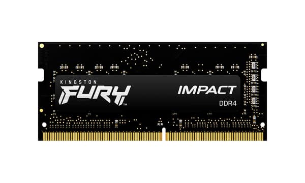 Kingston FURY Impact 8 Gt (1 x 8 Gt) DDR4 3200 MHz, CL20 -muisti (XMP)