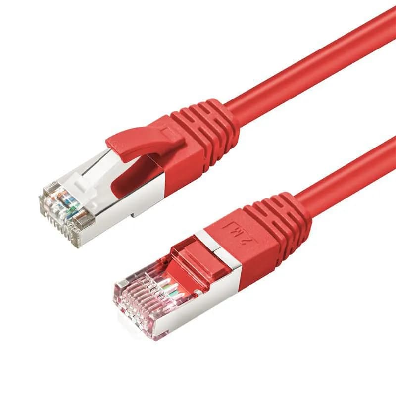 MicroConnect Cat6 S/FTP RJ45 7m -verkkokaapeli, punainen