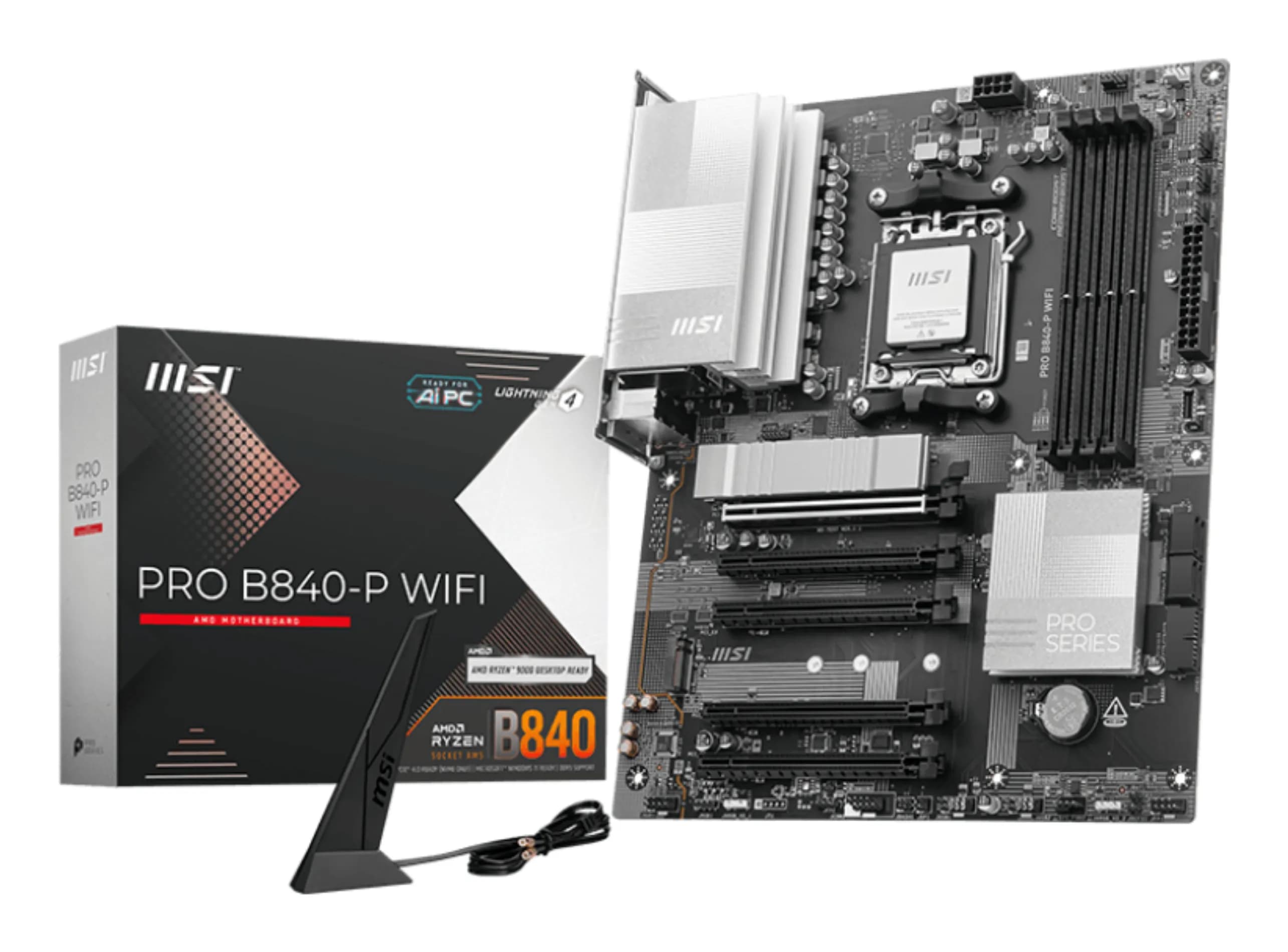 MSI PRO B840-P WiFi 7 AM5 ATX -emolevy