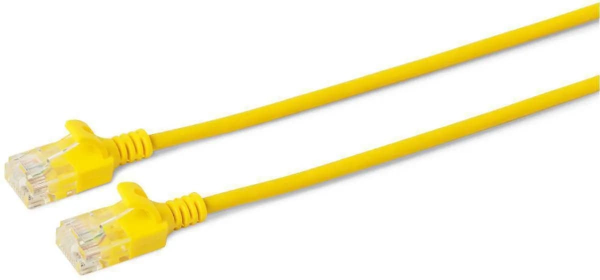 MicroConnect Cat6 UTP RJ45 0.15m -verkkokaapeli, keltainen