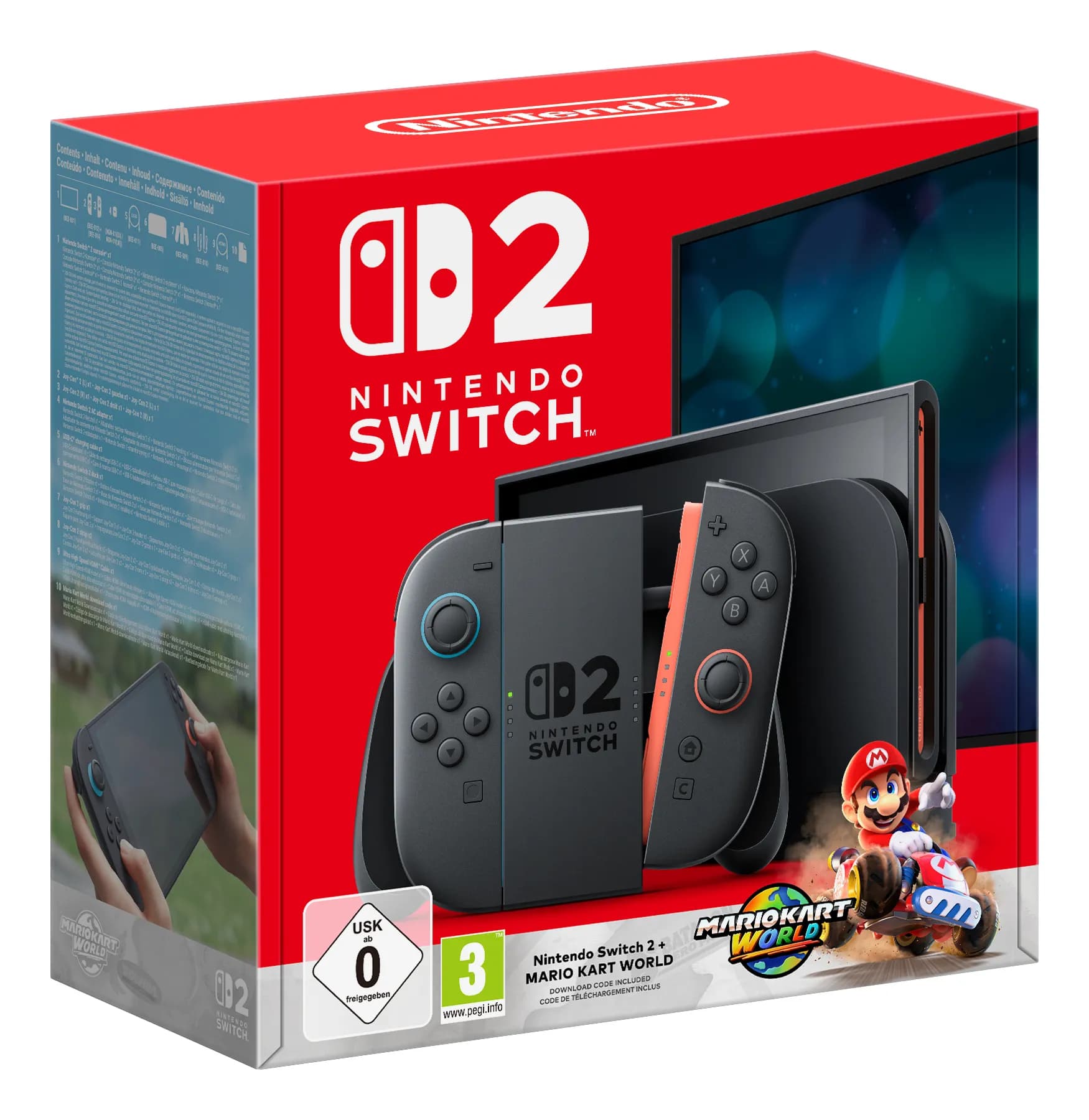 Nintendo Switch 2 + Mario Kart World -pelikonsoli
