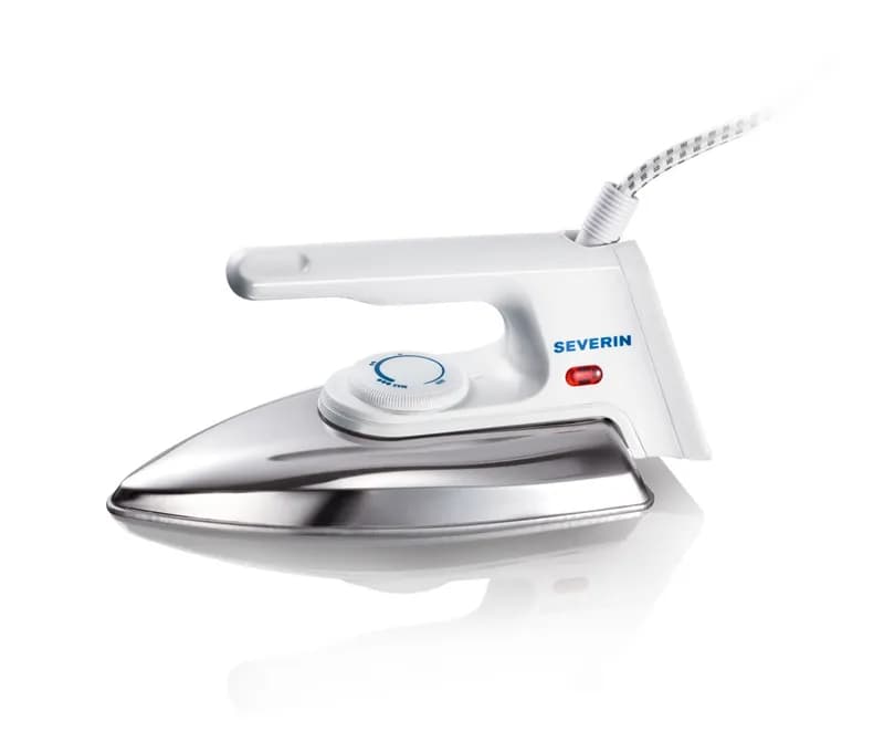 Severin Iron BA 3211 -Kuiva- & höyrysilitysrauta, Sininen, Hopea