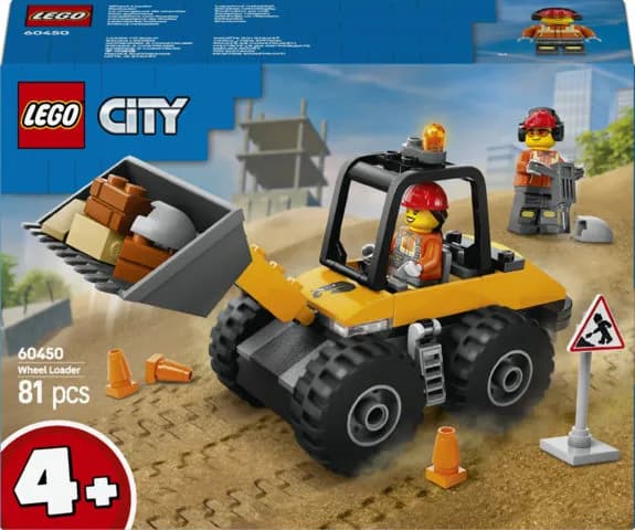 LEGO City Keltainen pyöräkuormaaja 60450