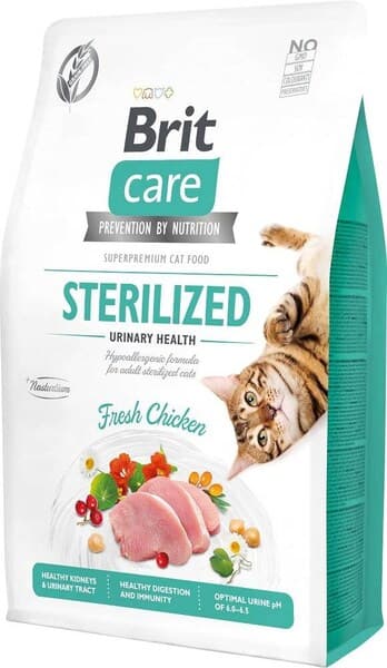 Brit Care Grain-Free Sterilized Urinary Health, Kissan kuivaruoka, Adult, 2 kg