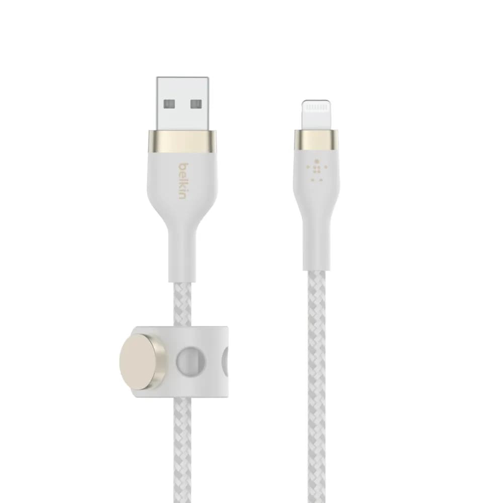 Belkin BoostCharge USB-A – Lightning -kaapeli, 2 m, valkoinen