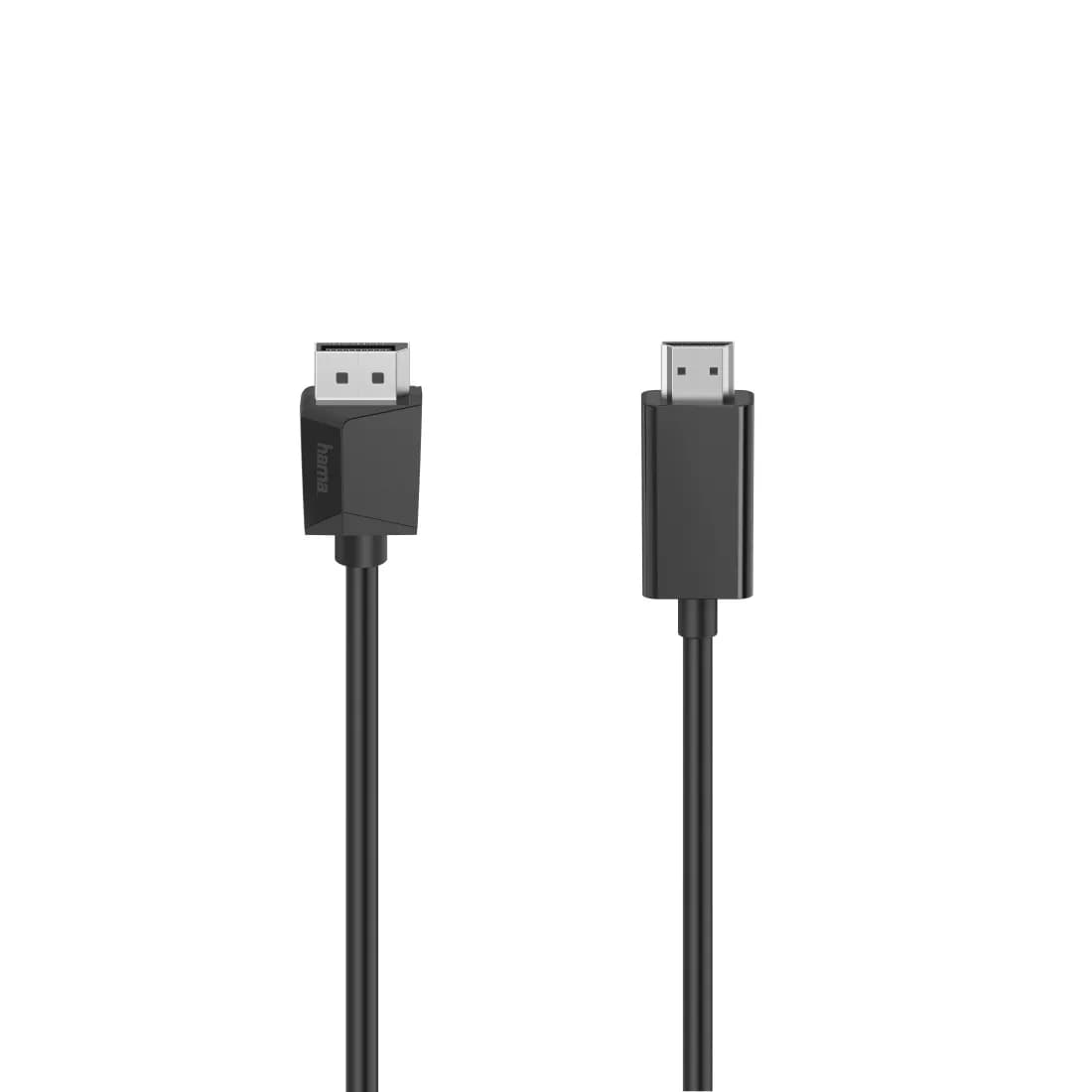 Hama DisplayPort – HDMI -ääni/video-adapterikaapeli, jossa 4K, 1,5 m, musta
