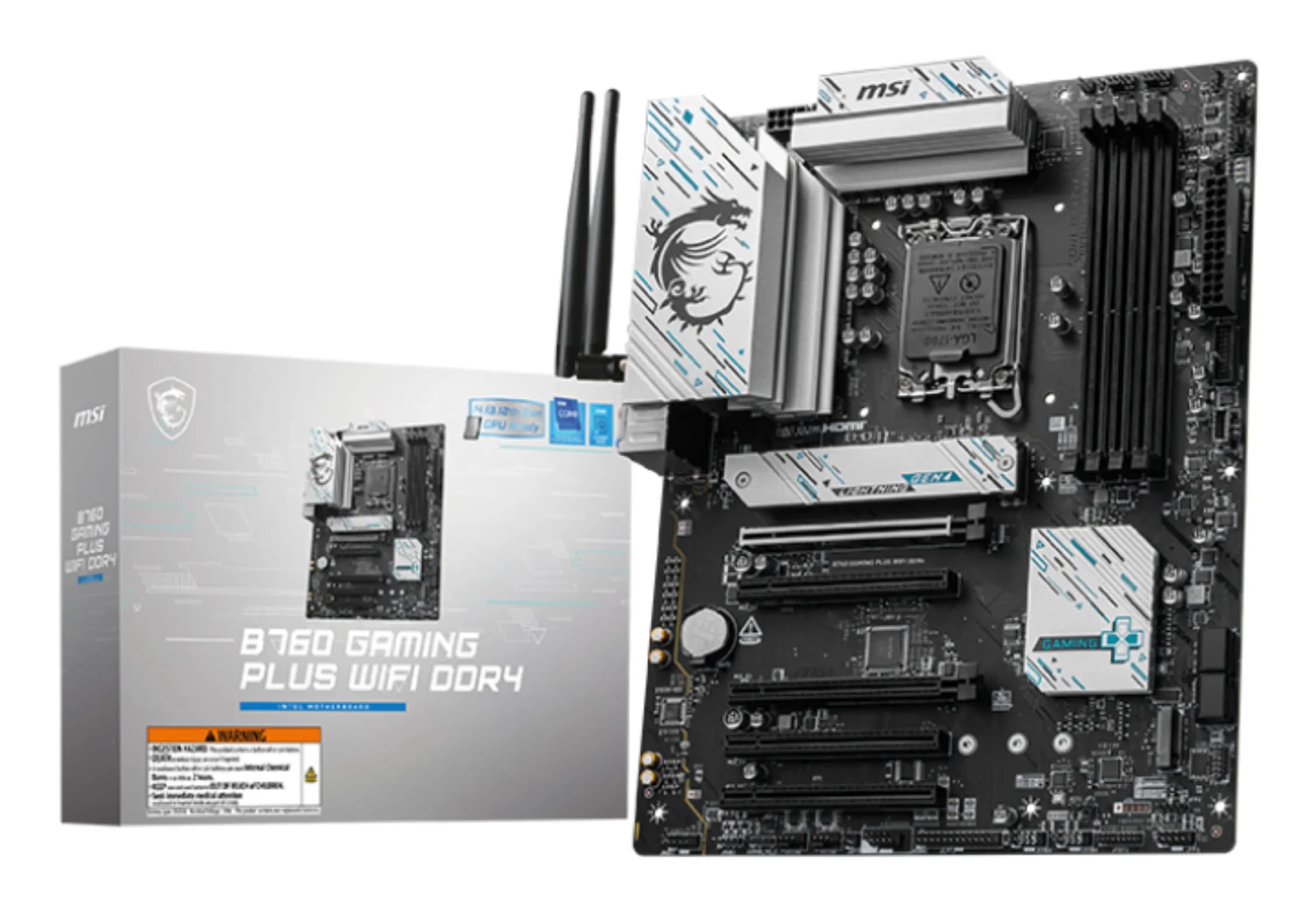 MSI B760 GAMING PLUS WIFI DDR4 LGA1700 ATX -emolevy