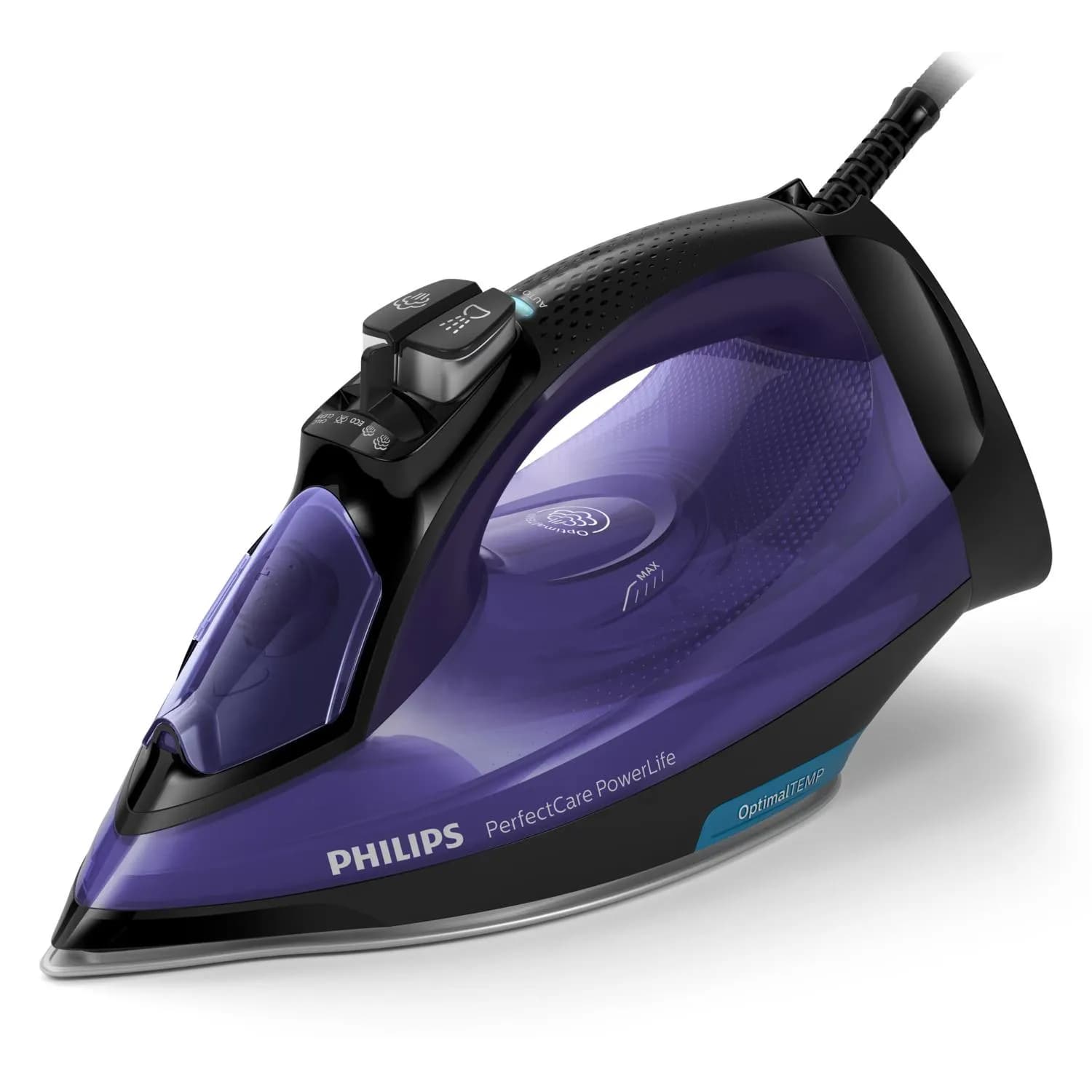 Philips PerfectCare GC3925/30 -höyrysilitysrauta, 2500 W, 0,3 l, Black/Purple