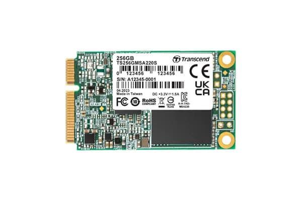 Transcend TS256GMSA220S 256 Gt mSATA SATA -SSD-levy
