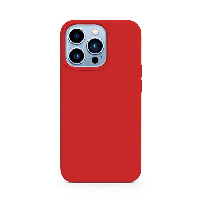Epico Magnetic, iPhone 13 mini, MagSafe -silikonikuori, Punainen