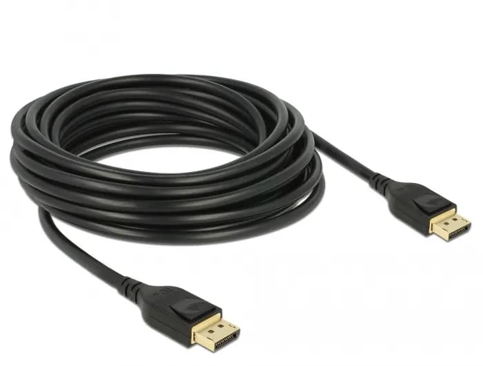 DeLOCK DisplayPort 1.4 -kaapeli, jossa 8K, 1 m, musta