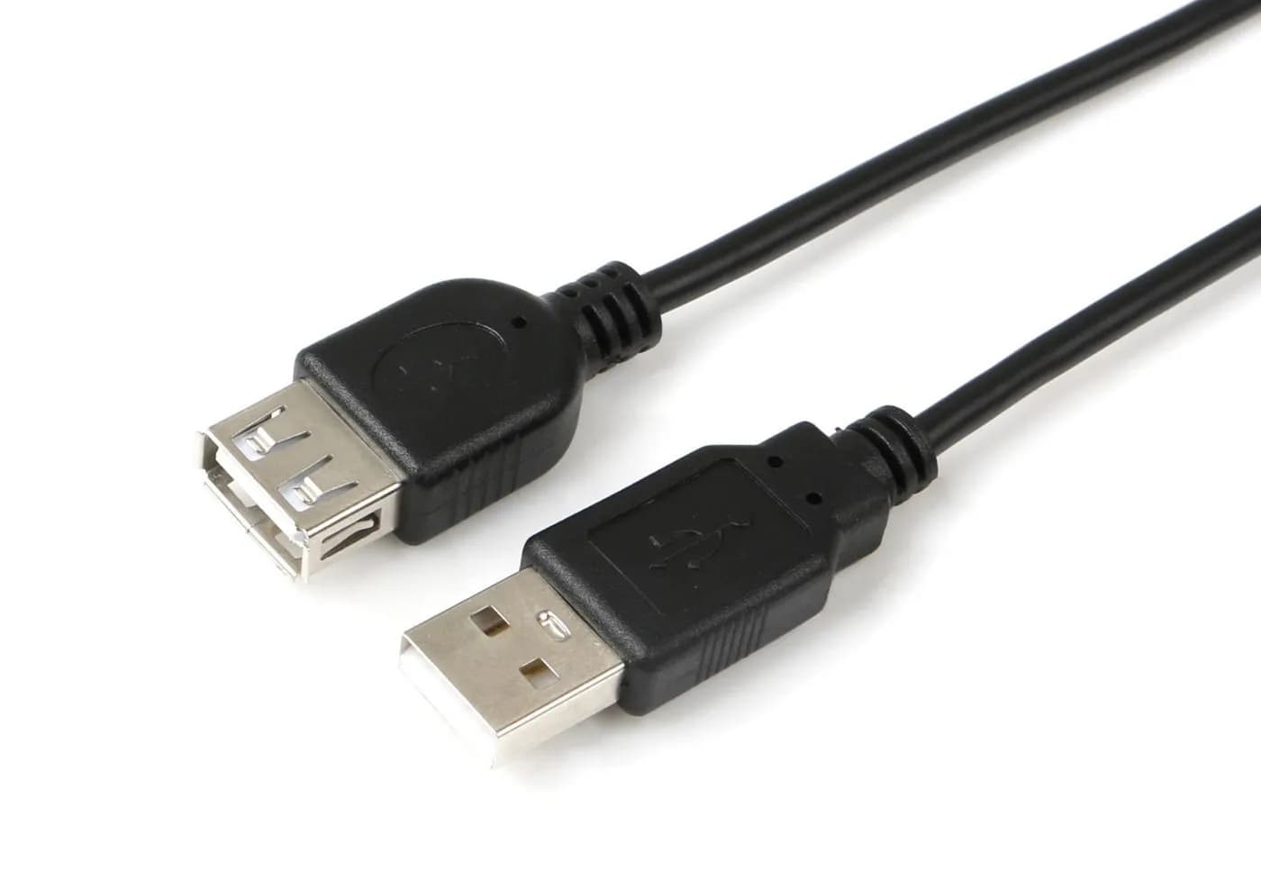 MicroConnect USB 2.0 -jatkokaapeli, 0,3 m, musta