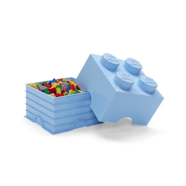 Room Copenhagen LEGO Storage Brick 4 light blue - RC40031736