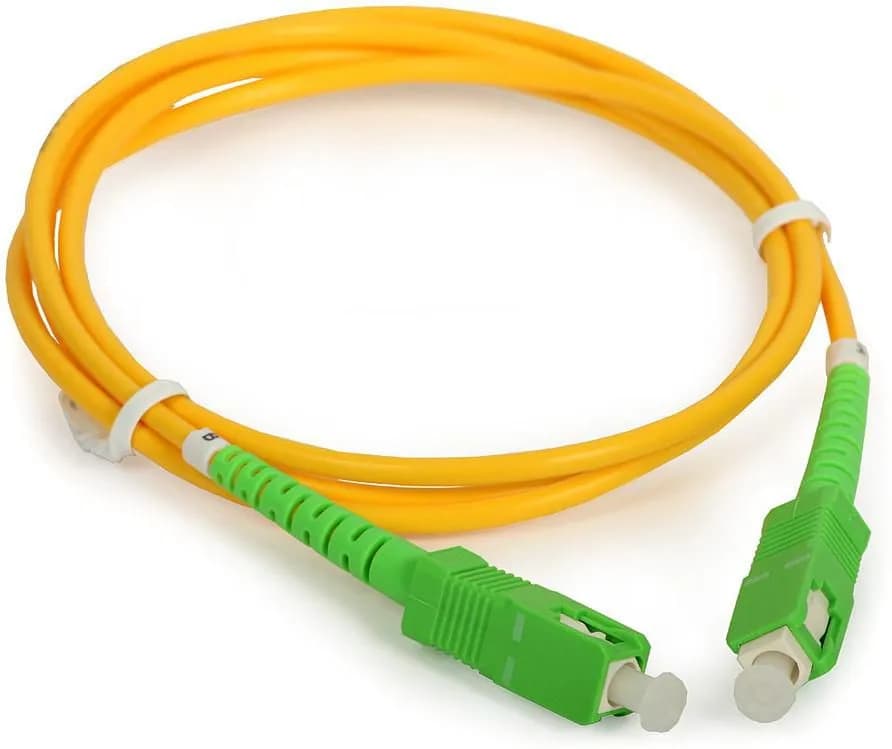 MicroConnect OS2 LSZH SC/APC-SC/APC 1.5m -valokuitukaapeli, keltainen