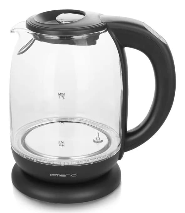 Emerio WK-119255.5 -vedenkeitin, 1,7 l, 2200 W, musta