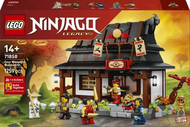 LEGO NINJAGO Four Weapons — 15. juhlavuoden painos 71858