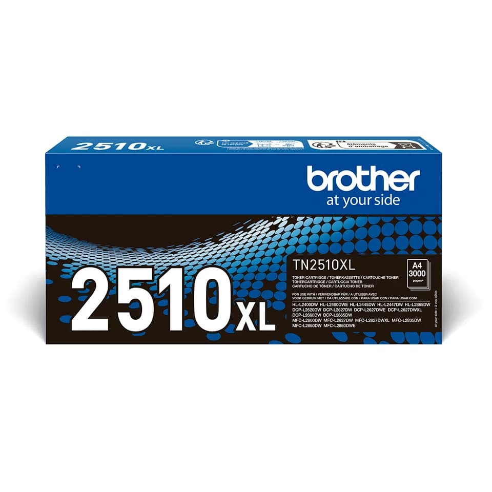 Brother TN-2510XL -laservärikasetti, musta